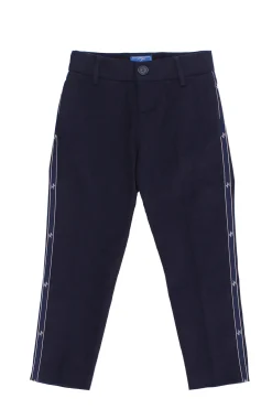 Pantalone con banda logata