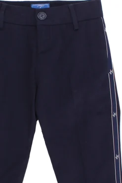 Pantalone con banda logata