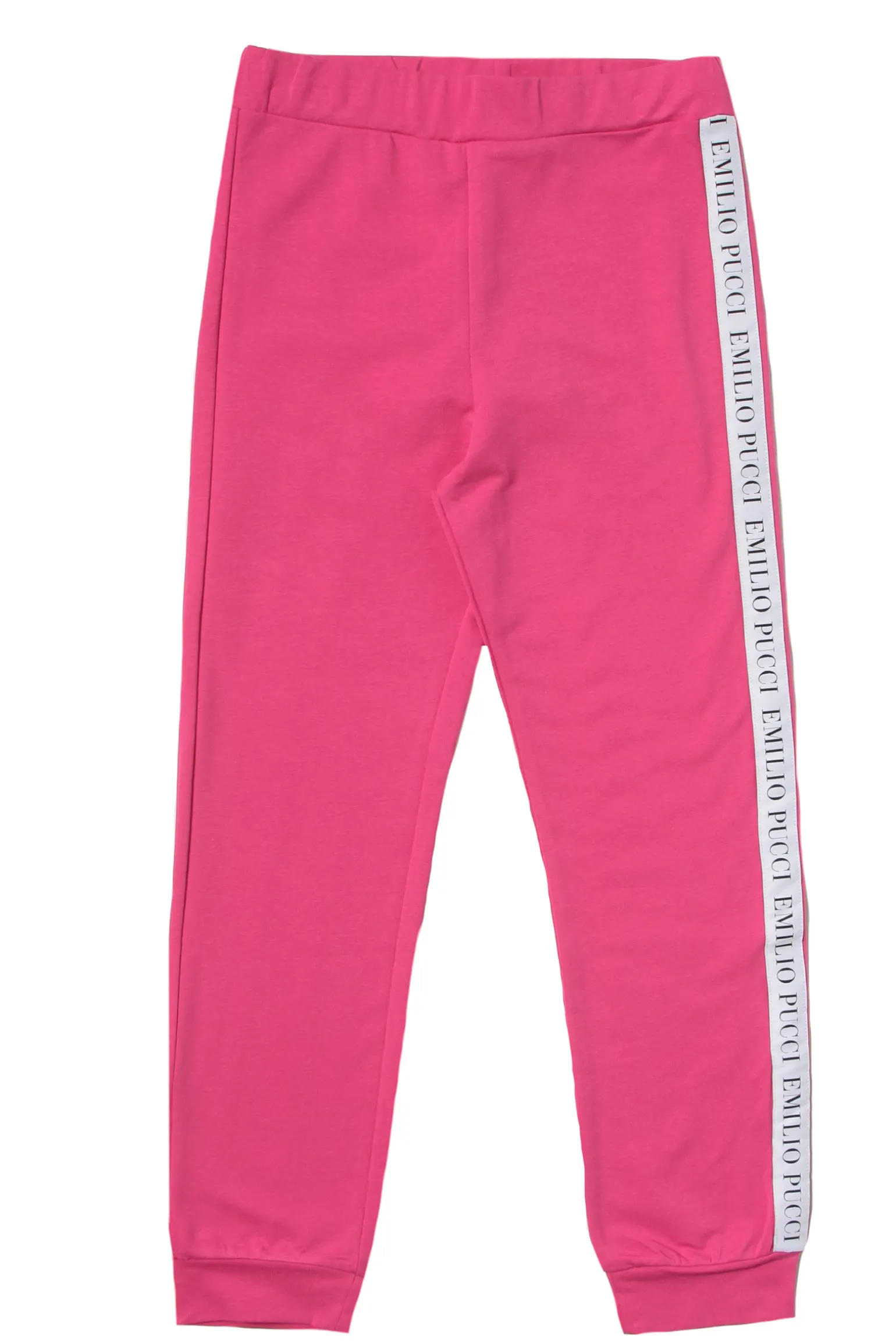 Pantalone con bande logate