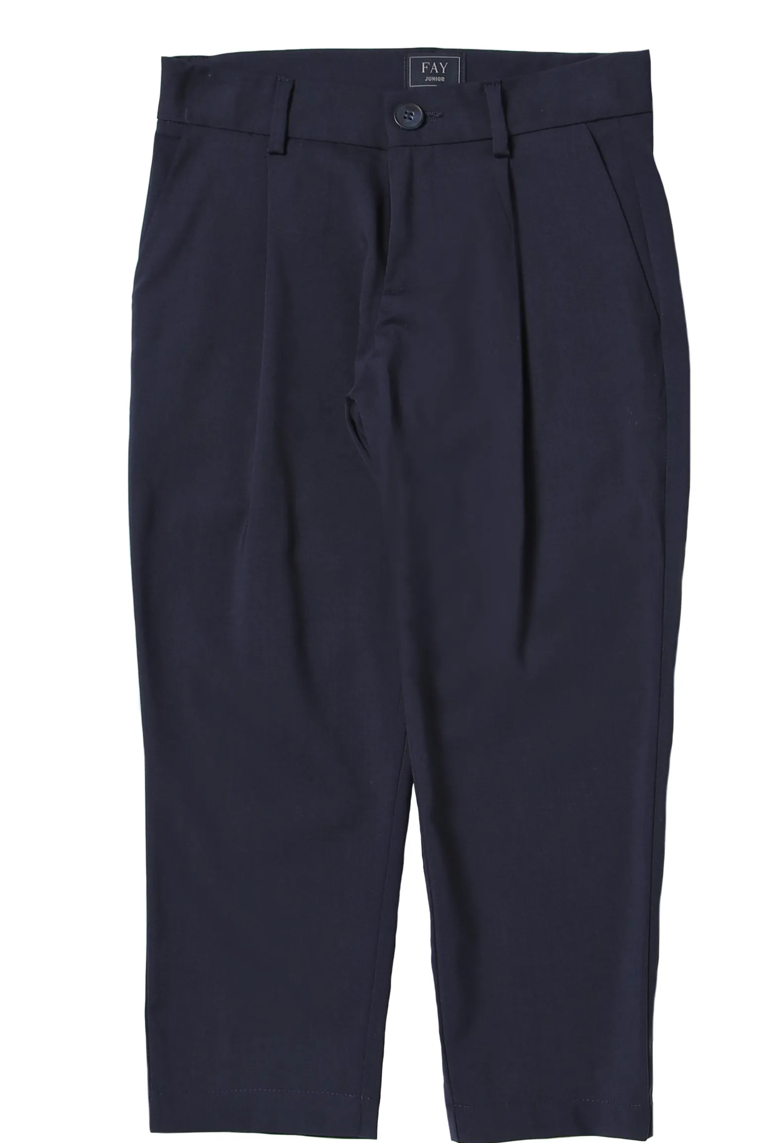 Pantalone con pinces in lana stretch