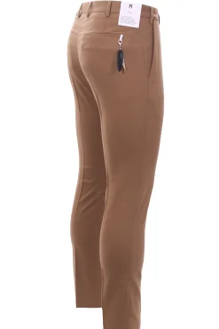 pantalone dieci f.f. in flanella stretch super 120's