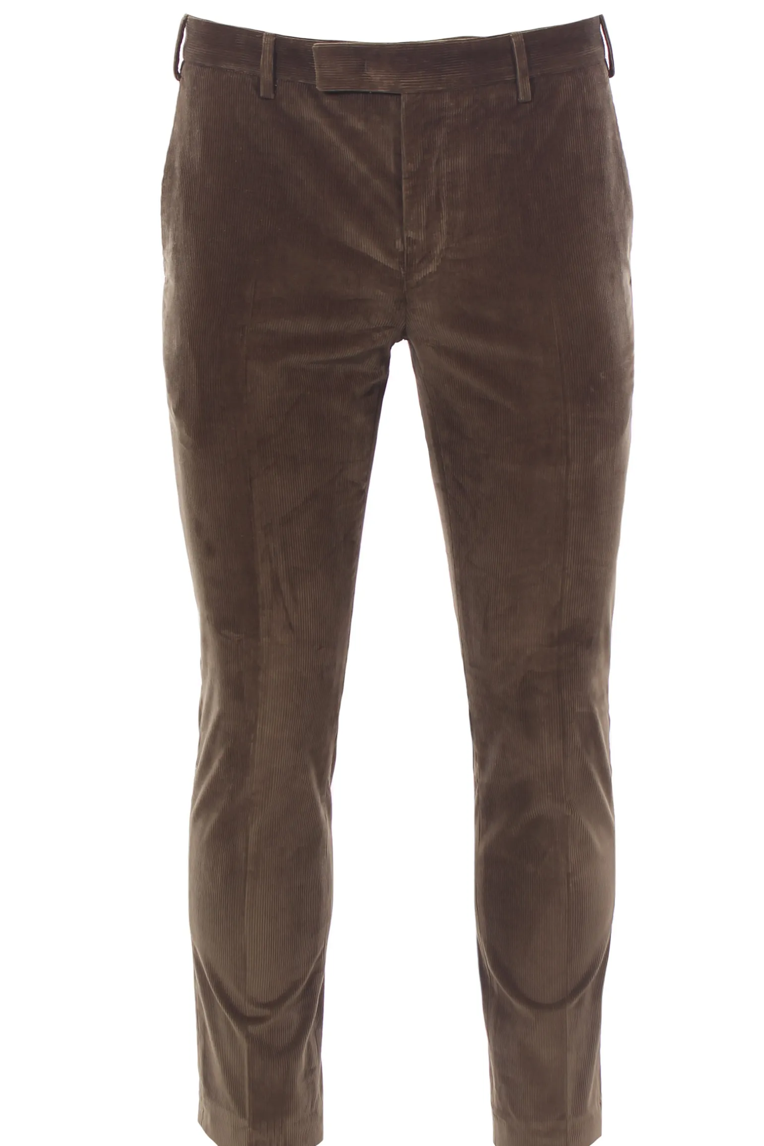 pantalone dieci f.f. in velluto 1000 righe super soft