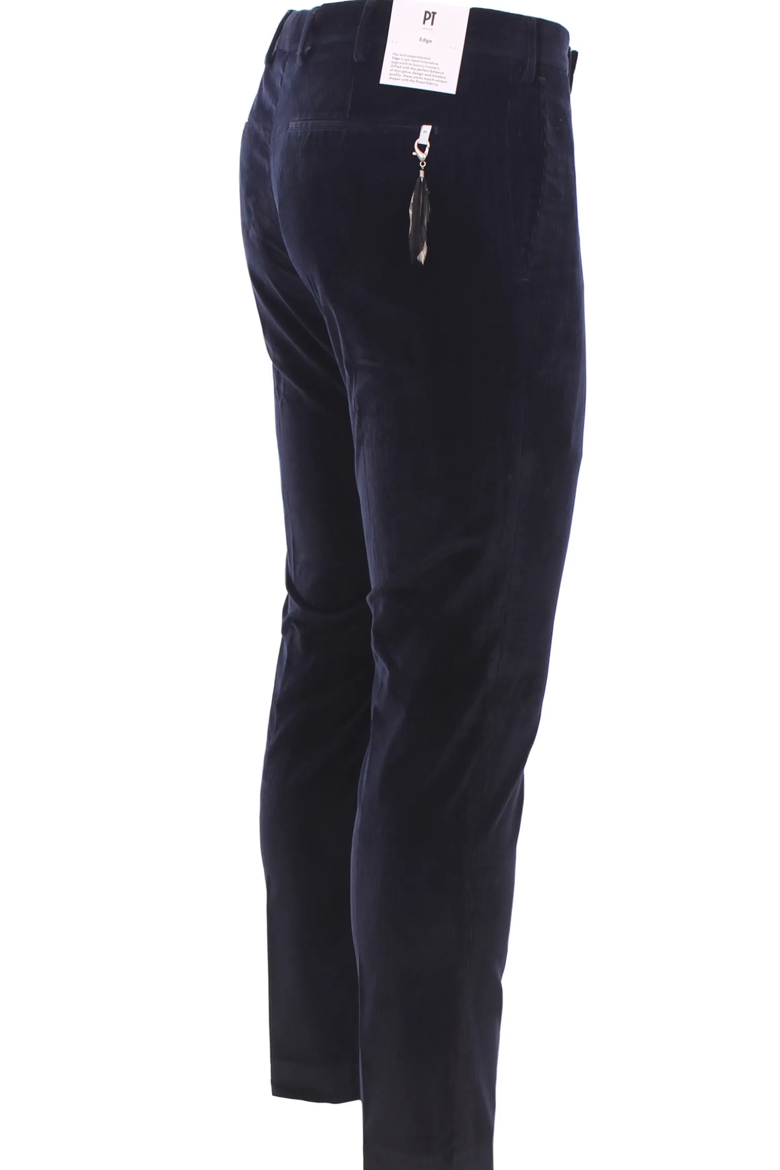 pantalone dieci f.f. in velluto 1000 righe super soft