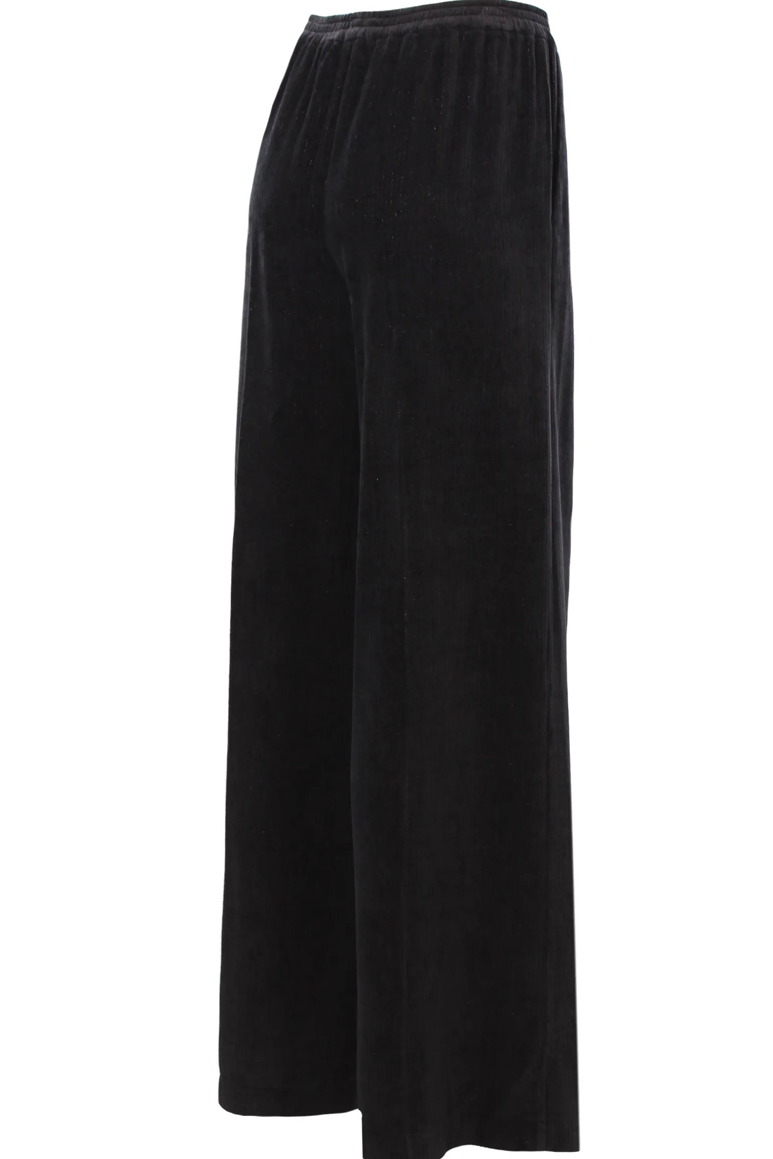 Pantalone gamba larga in velluto a coste