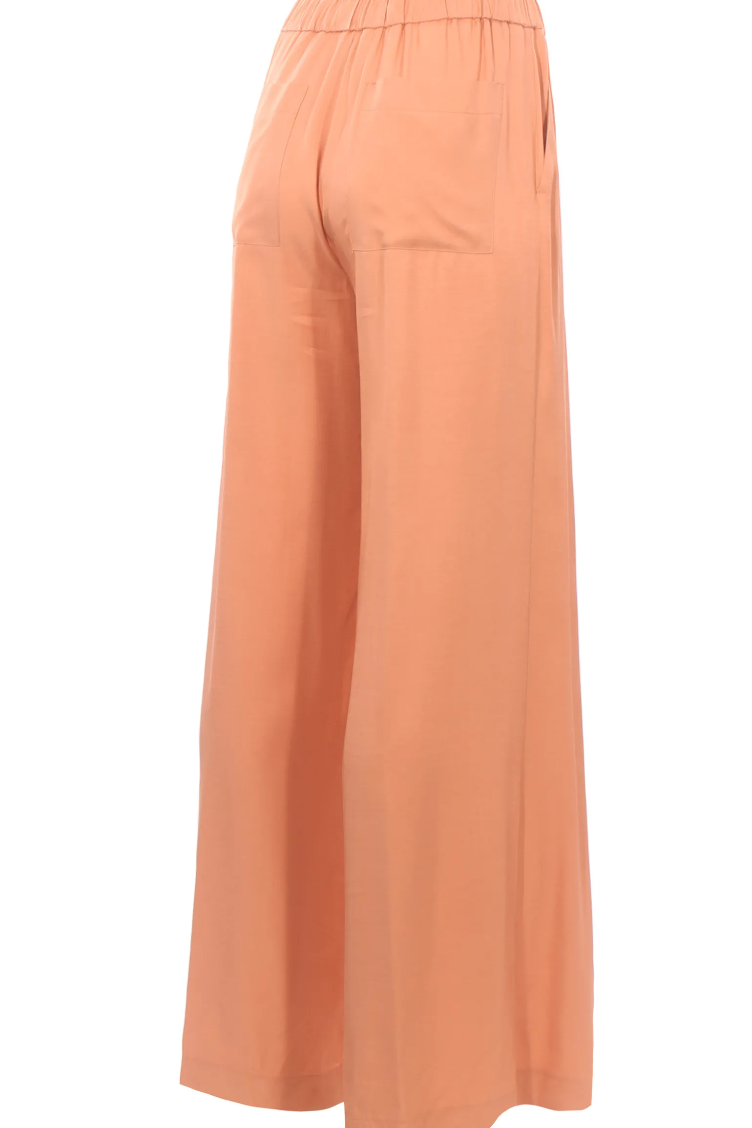 Pantalone gamba larga in viscosa