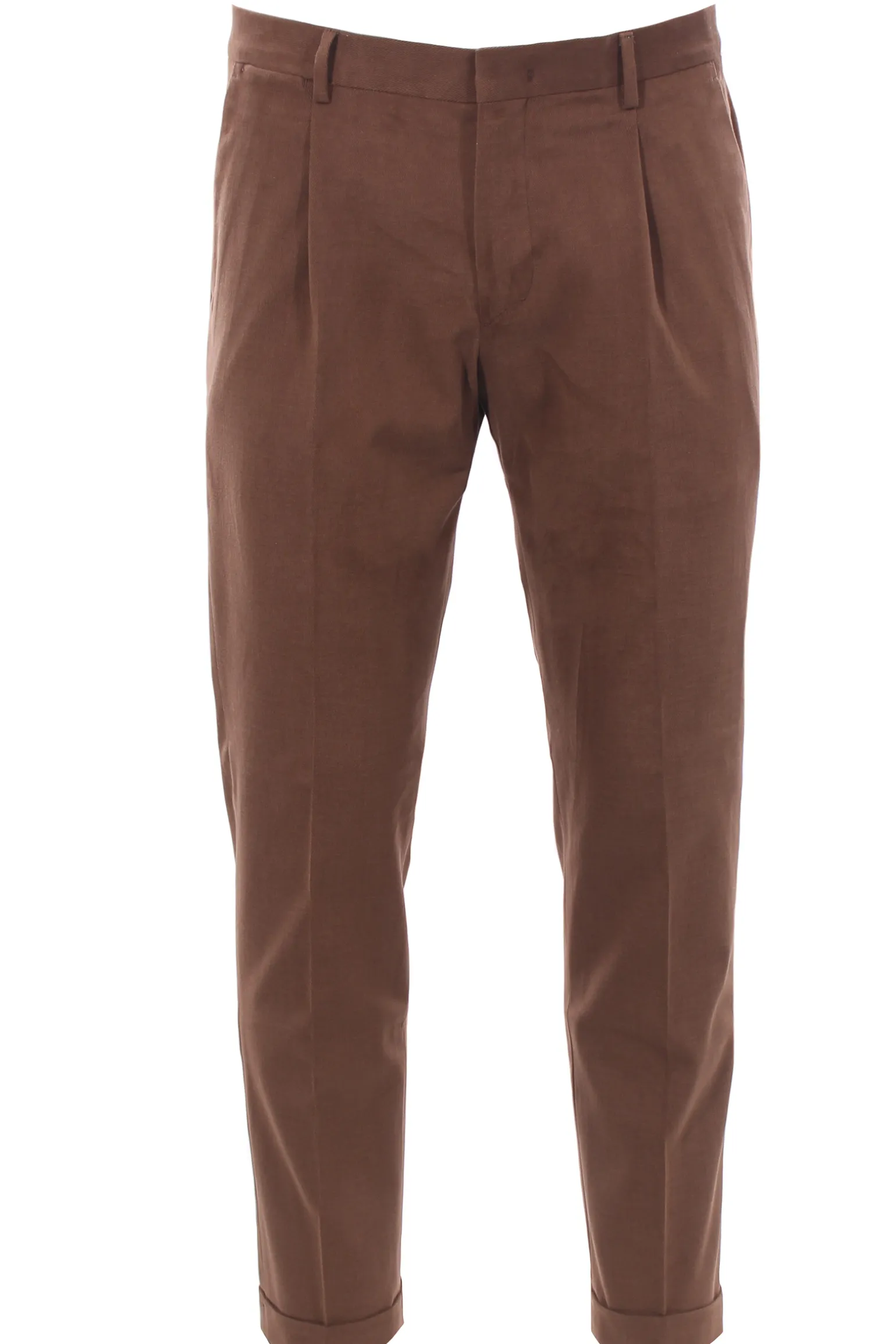 pantalone in cotone fustagnato