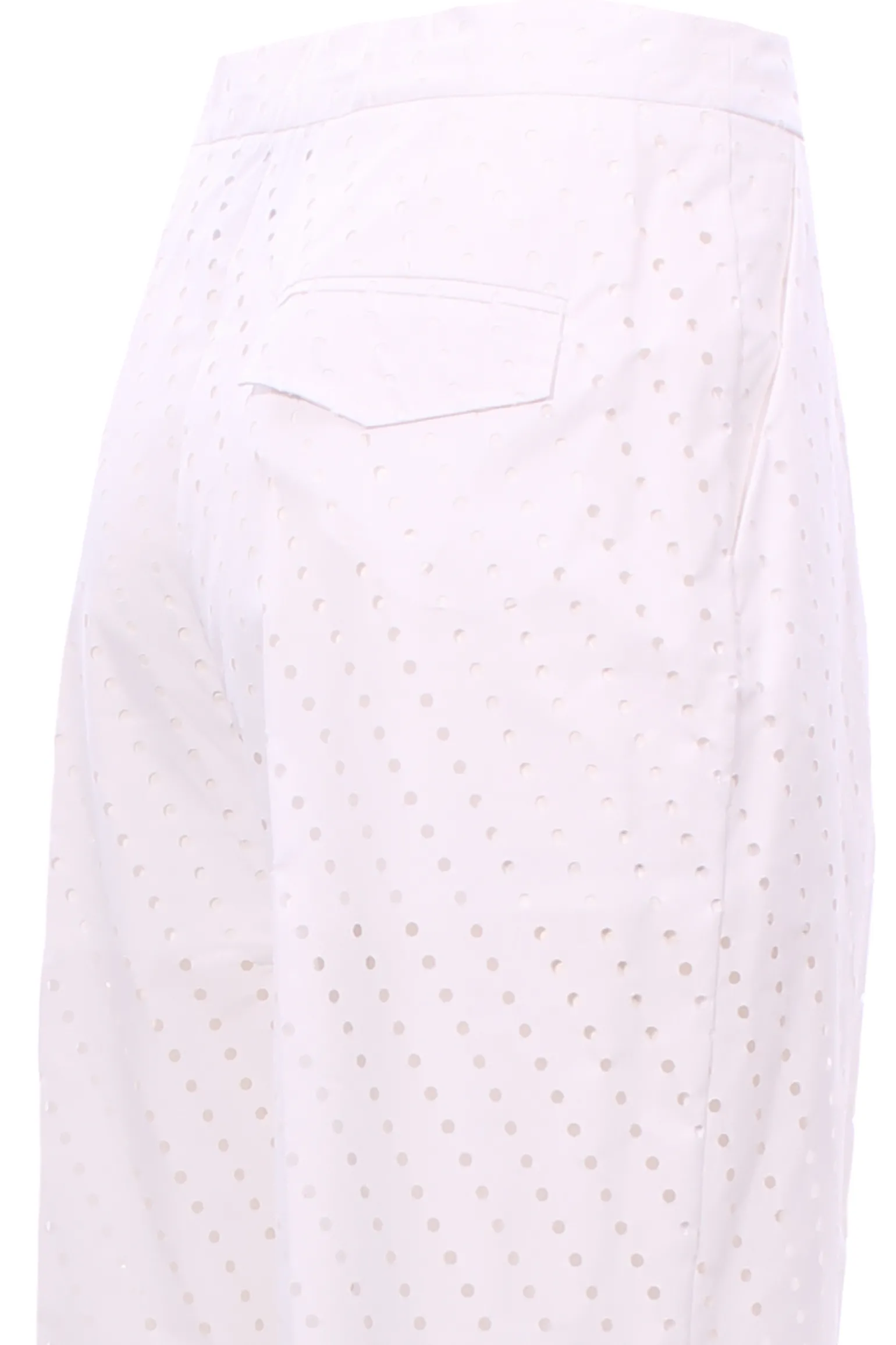 Pantalone in cotone perforato