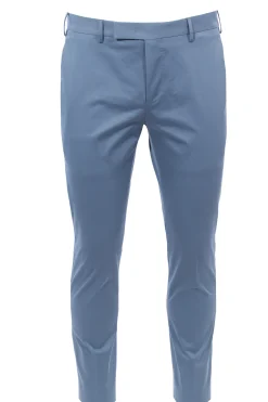 Pantalone in cotone satin stretch