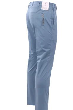 Pantalone in cotone satin stretch