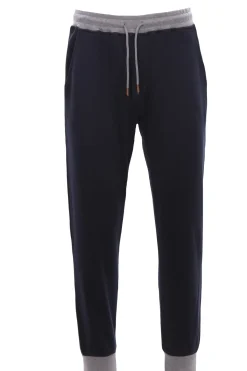 Pantalone jogger con contrasti