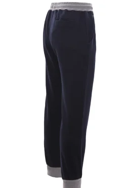 Pantalone jogger con contrasti