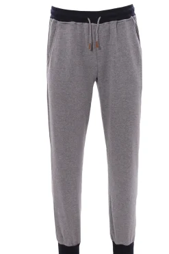 Pantalone jogger con contrasti