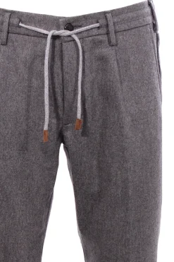 Pantalone jogger in lana e cashmere