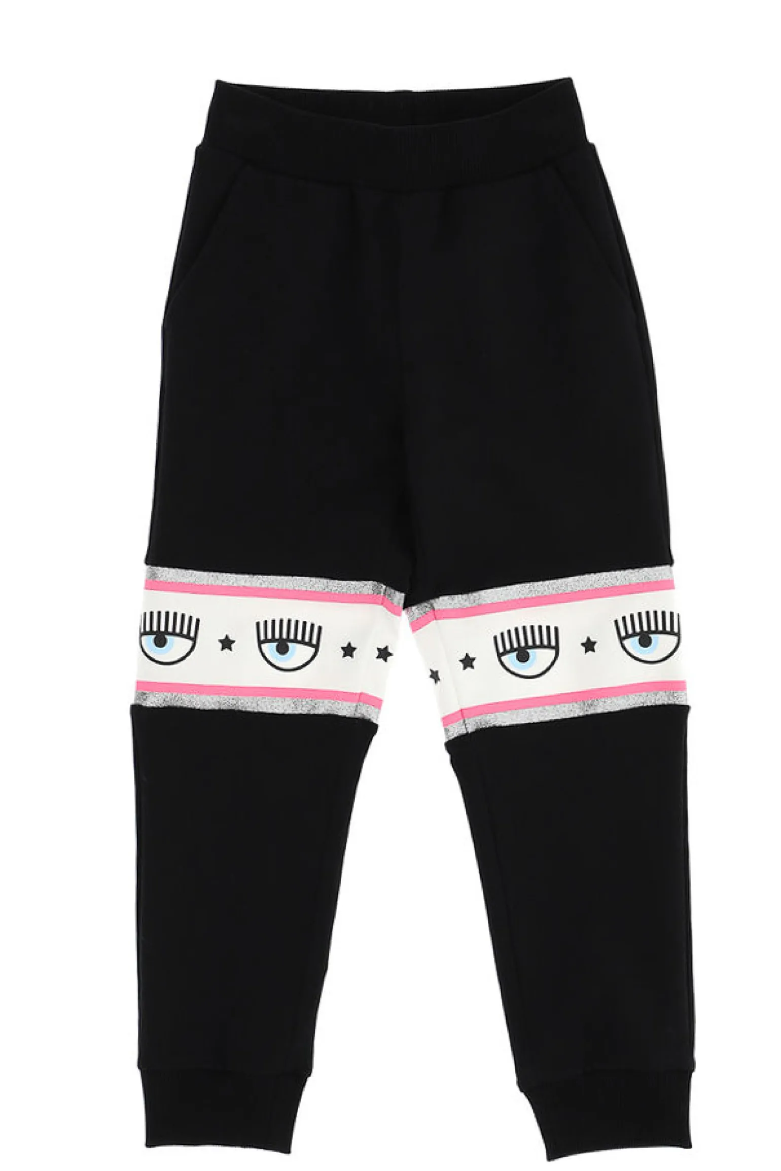 Pantalone jogging con banda laterale