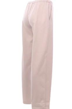 Pantalone jogging con coulisse in lana e cashmere