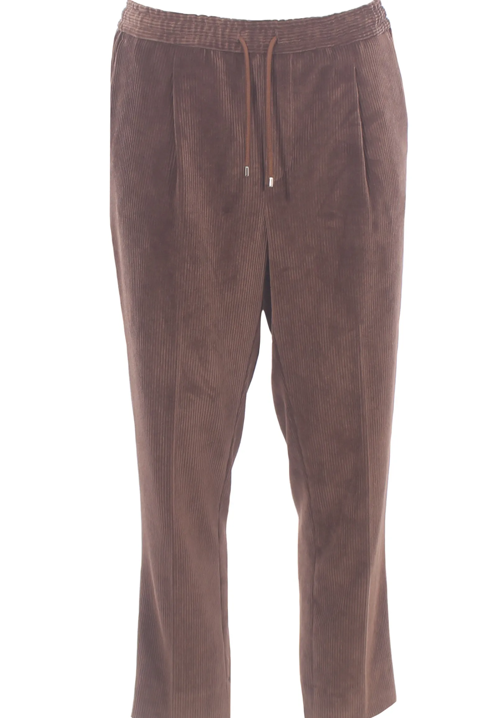 Pantalone jogging in velluto millerighe