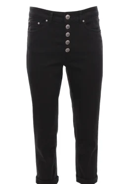 Pantalone koons gioiello in denim di cotone