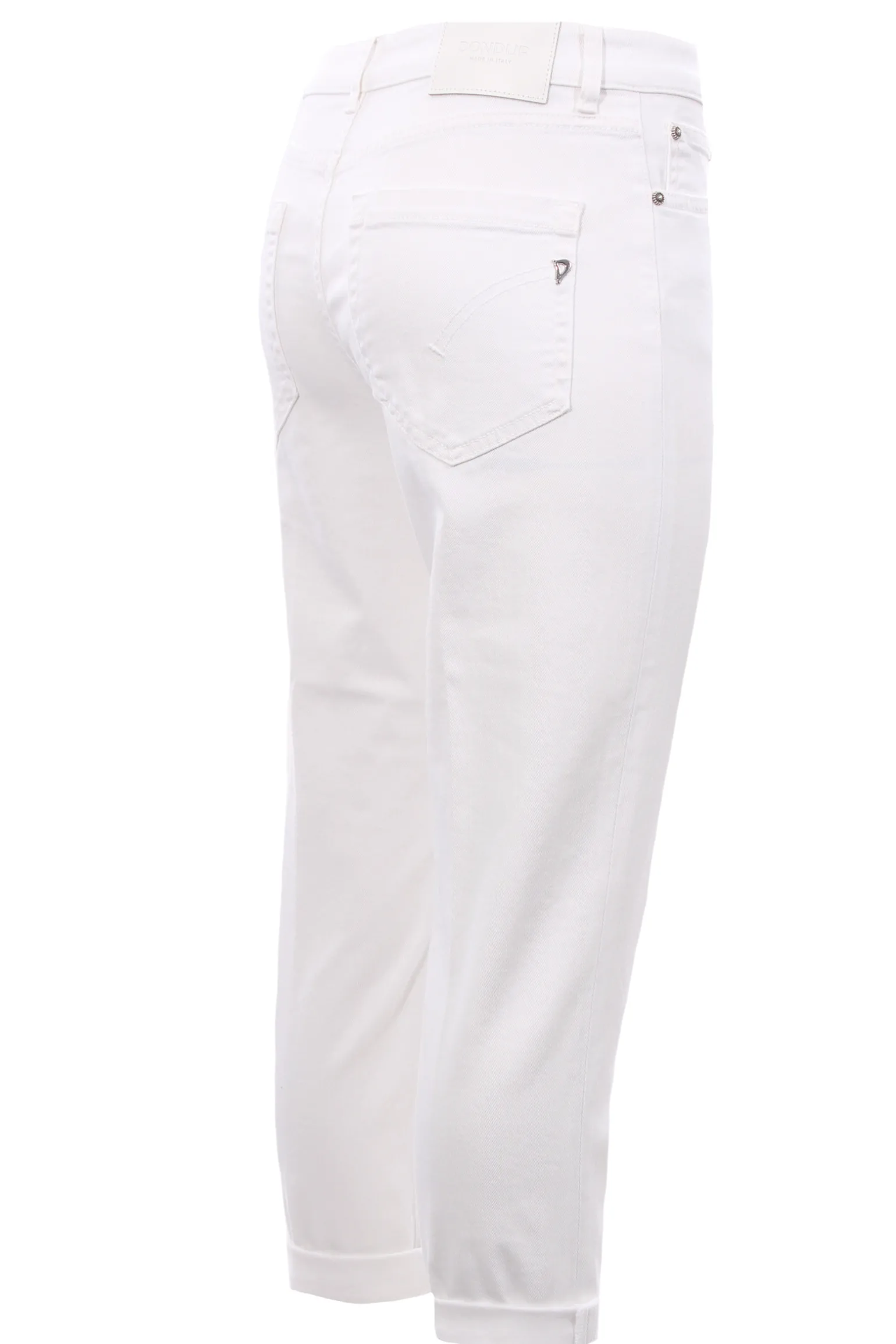 Pantalone koons gioiello in denim di cotone