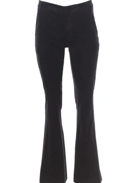 Pantalone lexi zampa in velluto millerighe