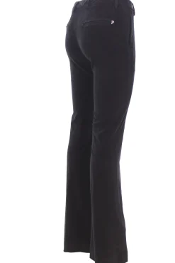 Pantalone lexi zampa in velluto millerighe