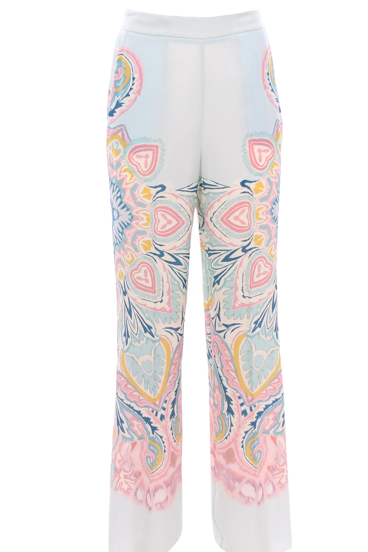 Pantalone lucy in seta stampata