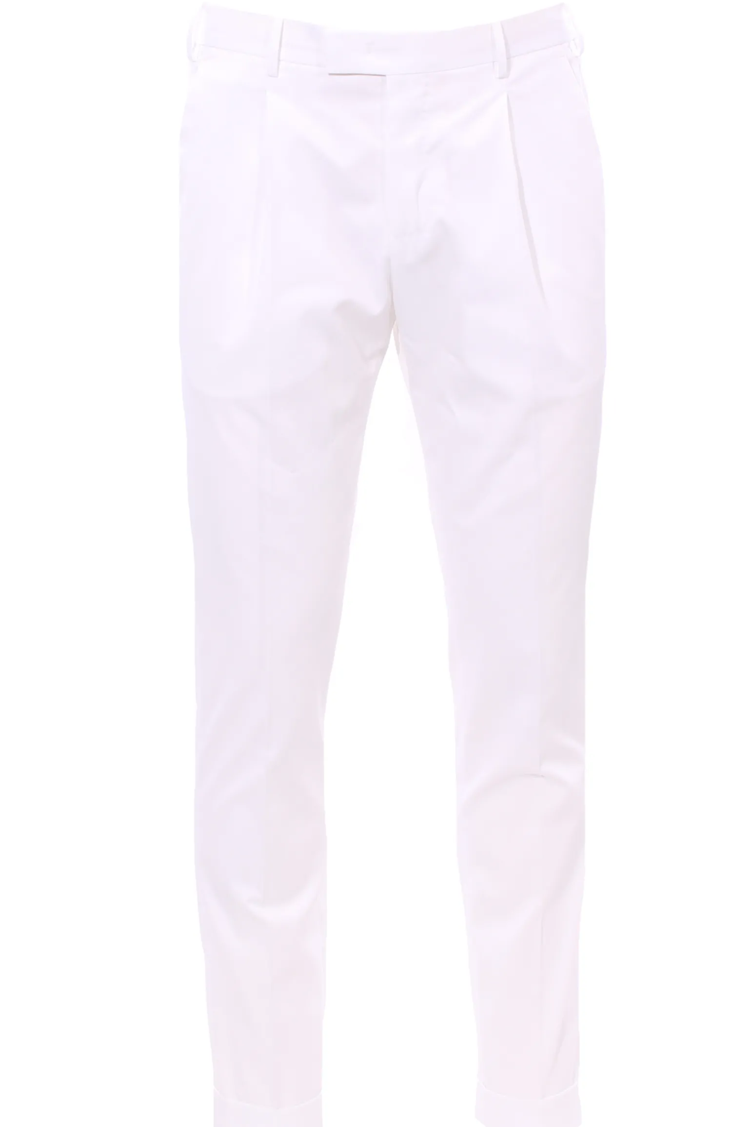 pantalone master 1p in cotone e seta stretch