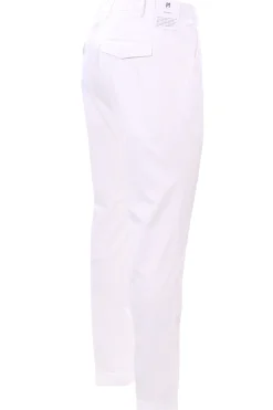 pantalone master 1p in cotone e seta stretch
