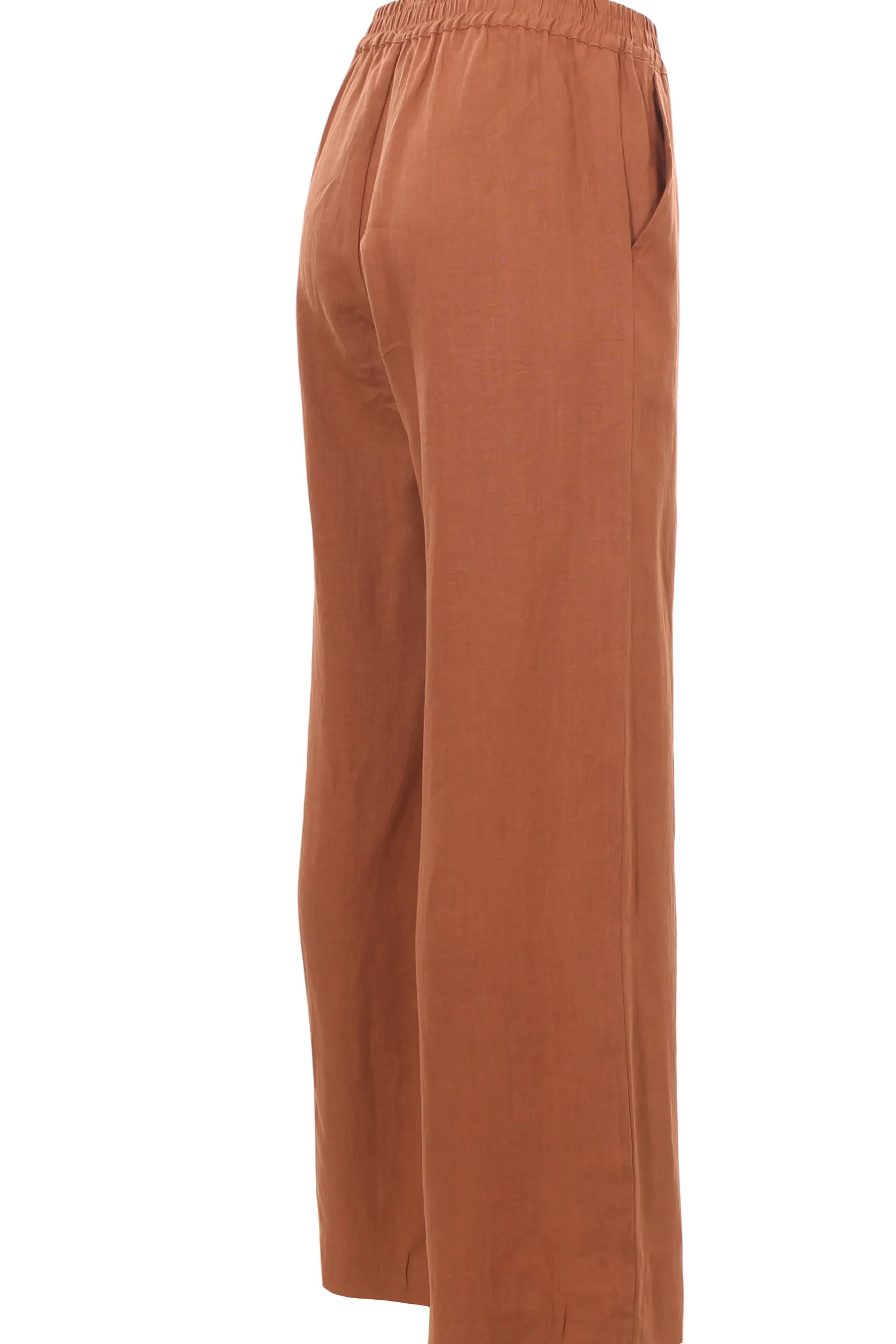 Pantalone palazzo in lino
