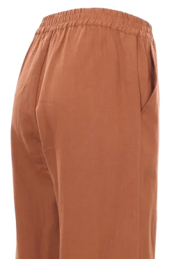 Pantalone palazzo in lino