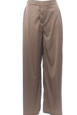 Pantalone palazzo in viscosa di seta