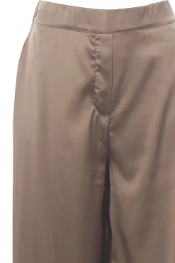 Pantalone palazzo in viscosa di seta