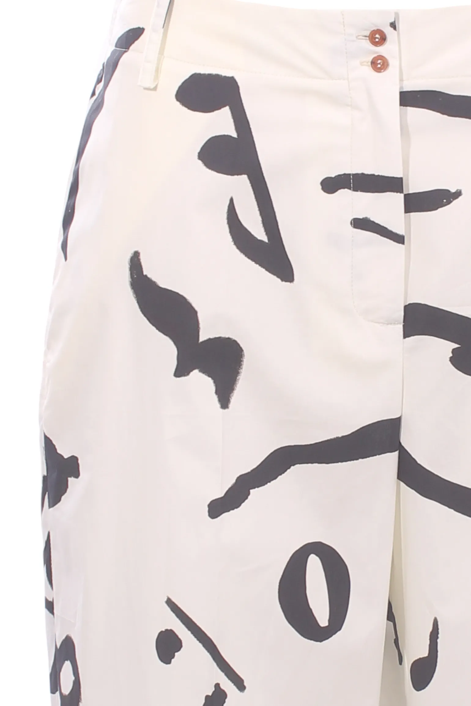 Pantalone printed in cotone stampato