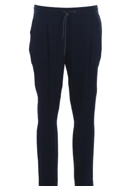 Pantaloni con coulisse e pinces