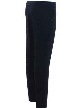 Pantaloni con coulisse e pinces