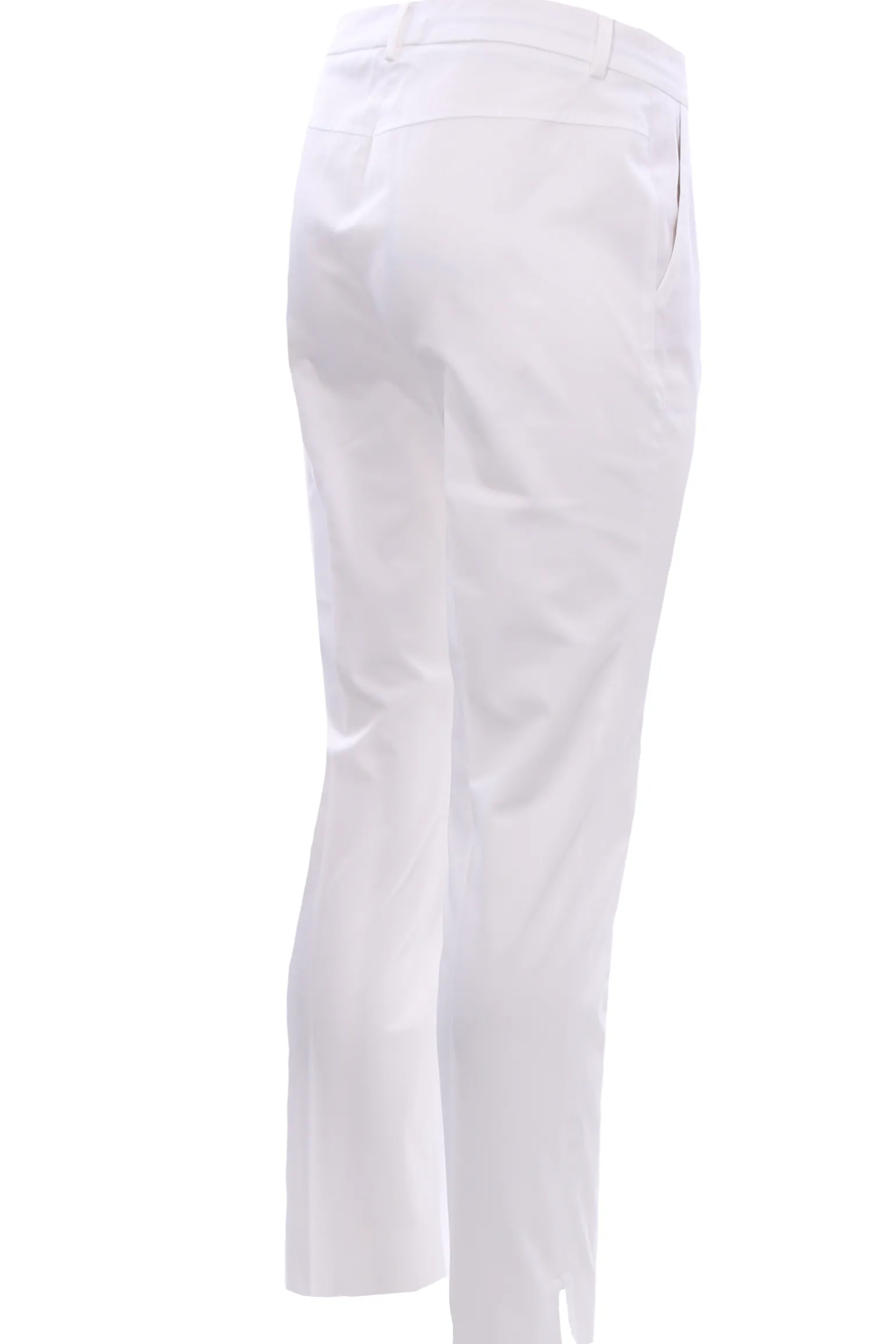 Pantaloni corso como in cotone con impunture
