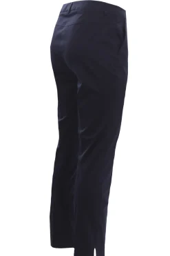 Pantaloni corso como in cotone con impunture