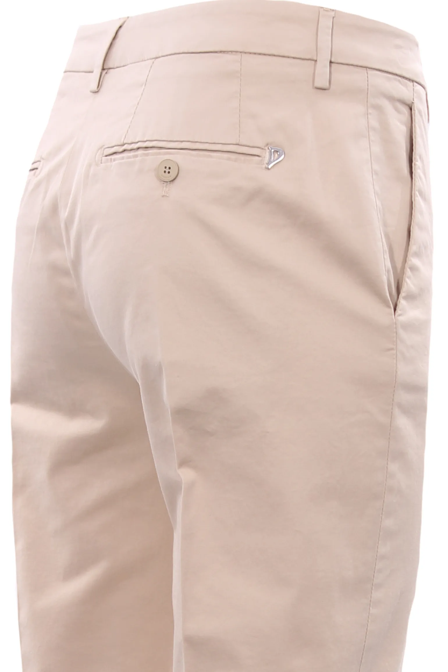 Pantaloni erin gamba stretta con risvolto
