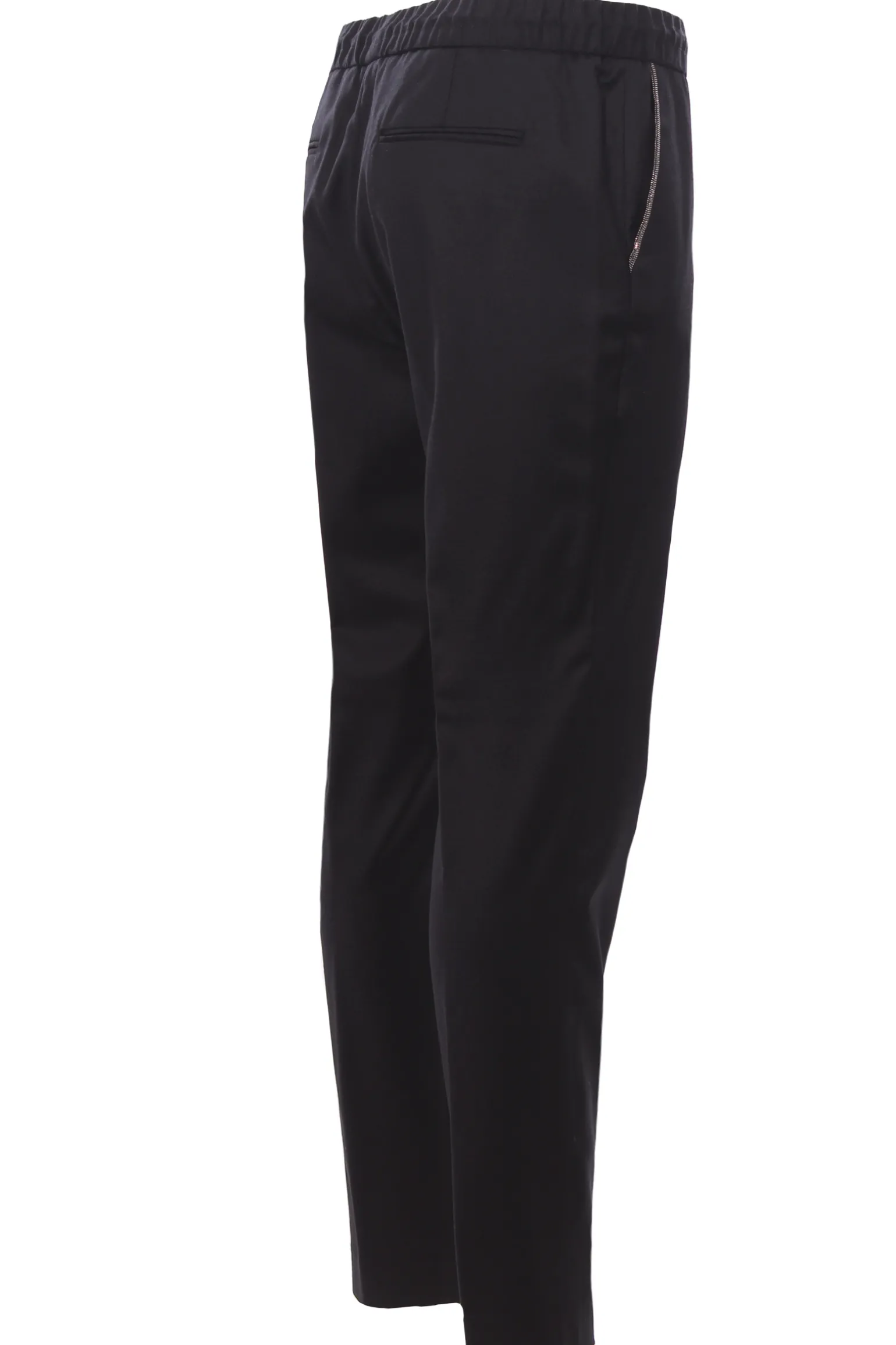 Pantaloni in lana con coulisse