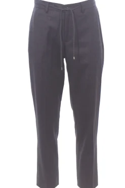 Pantaloni in lana e cashmere con coulisse