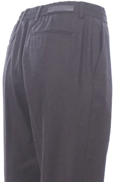 Pantaloni in lana e cashmere con coulisse