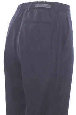 Pantaloni in lana e cashmere con coulisse