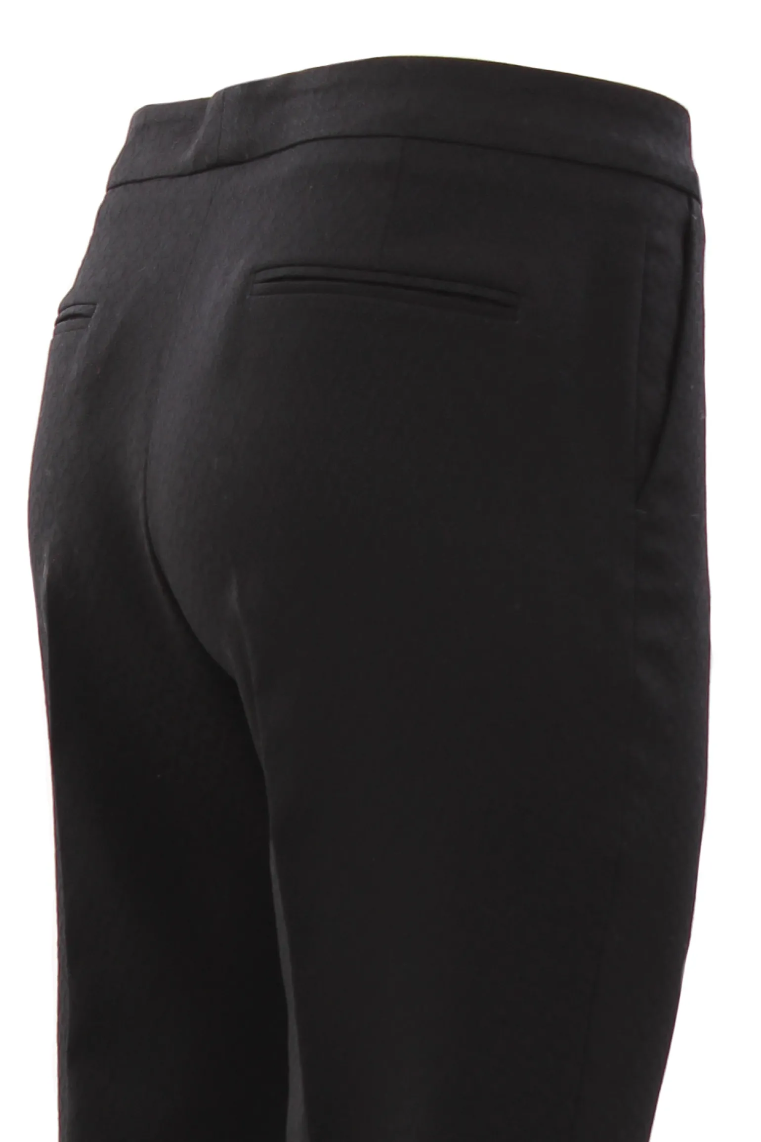 Pantaloni in lana stretch jacquard
