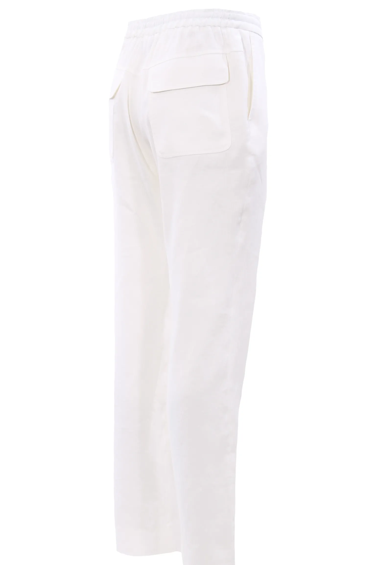 Pantaloni in lino e cotone
