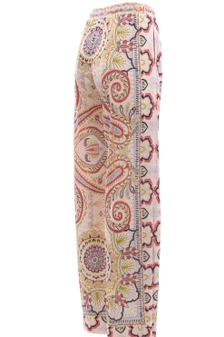 Pantaloni jogging paisley in jersey