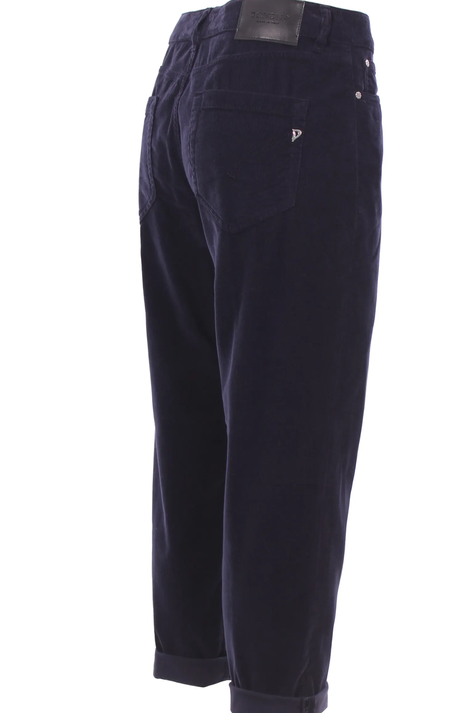 Pantaloni koons in velluto millerighe