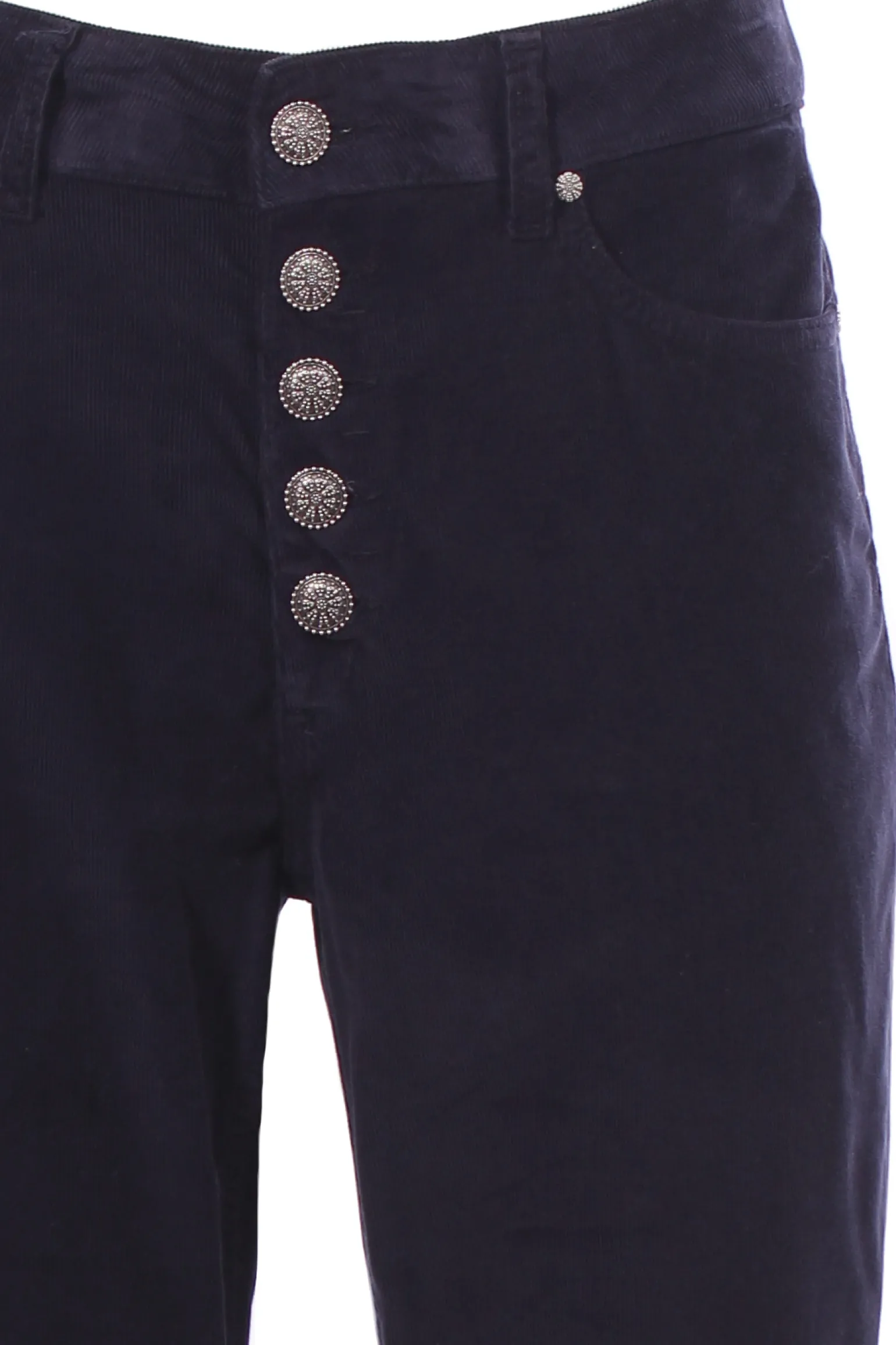Pantaloni koons in velluto millerighe