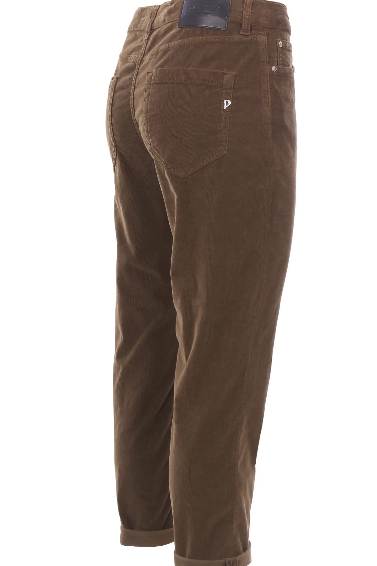 Pantaloni koons in velluto millerighe