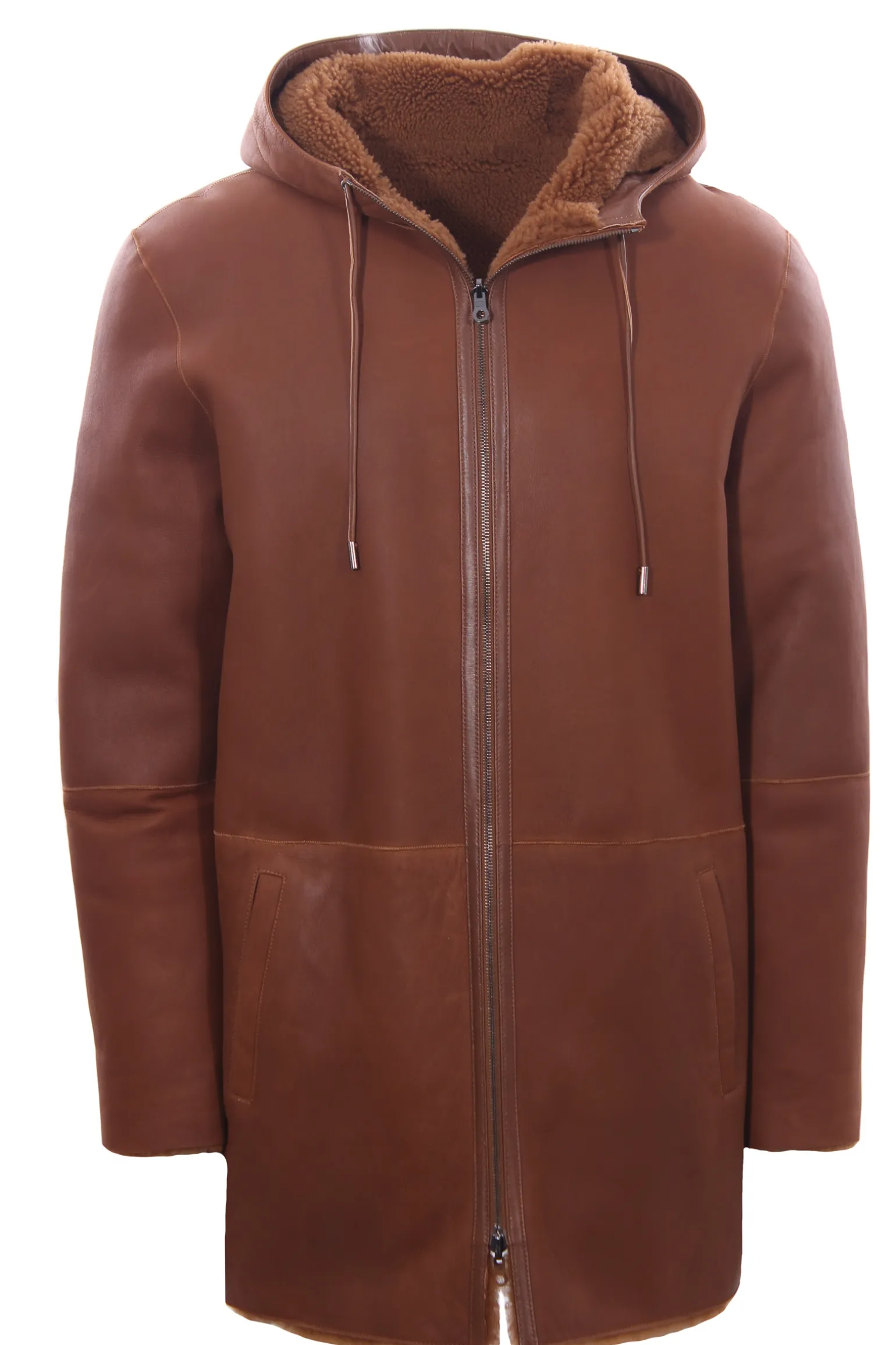 Parka in montone nappato