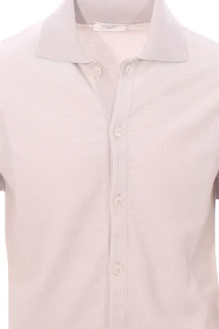 polo camicia cotone operato