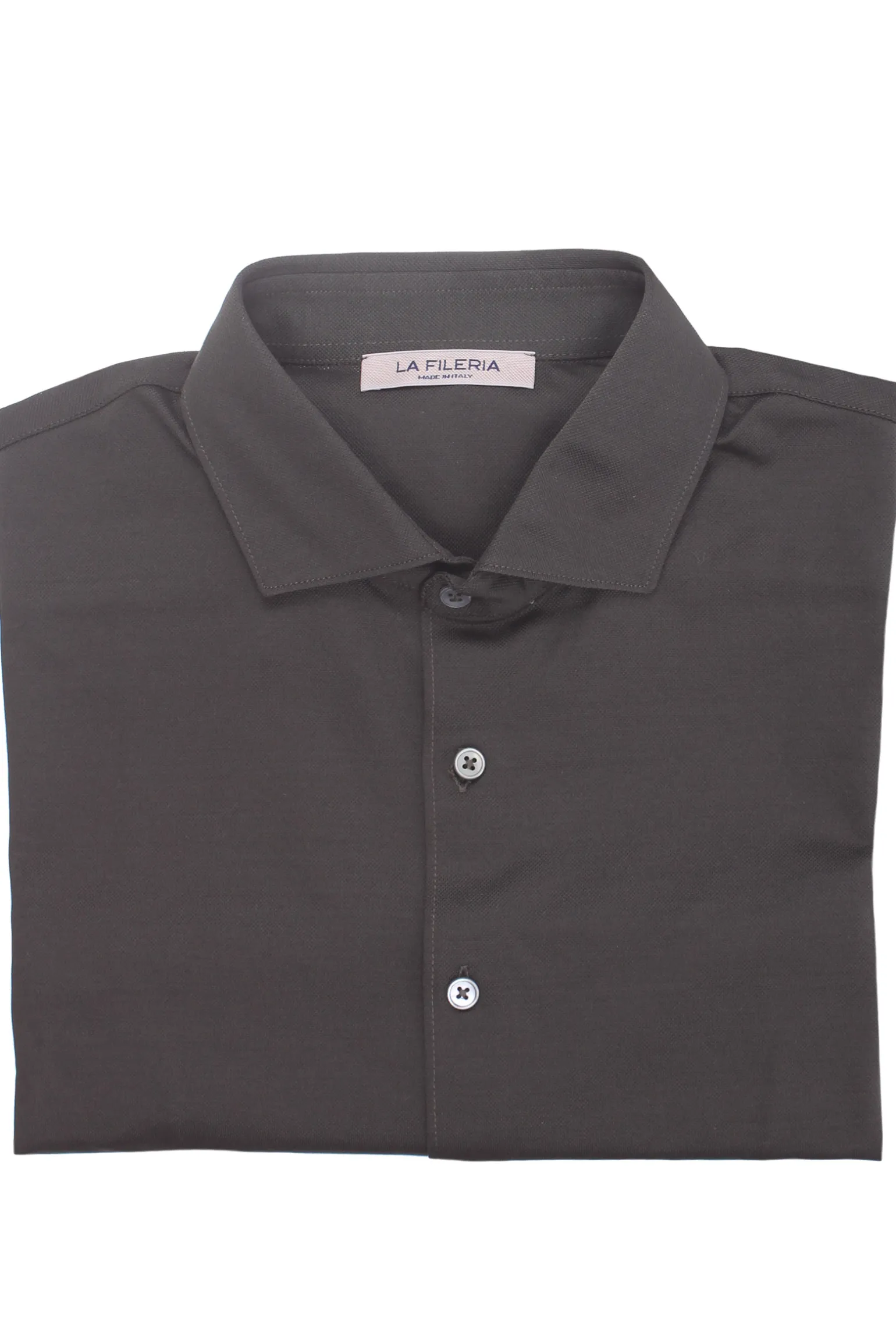 polo camicia in piquet filo di scozia